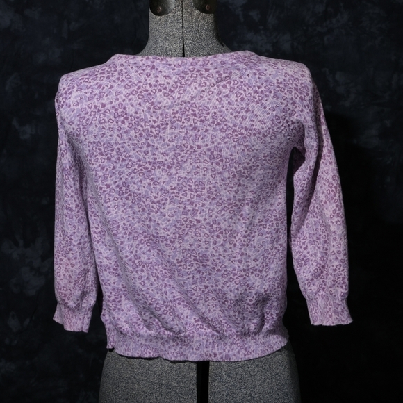 Purple Button Up Sweater Size Small Vintage - Picture 2 of 2